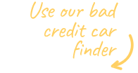 Use our bad credit car finder
